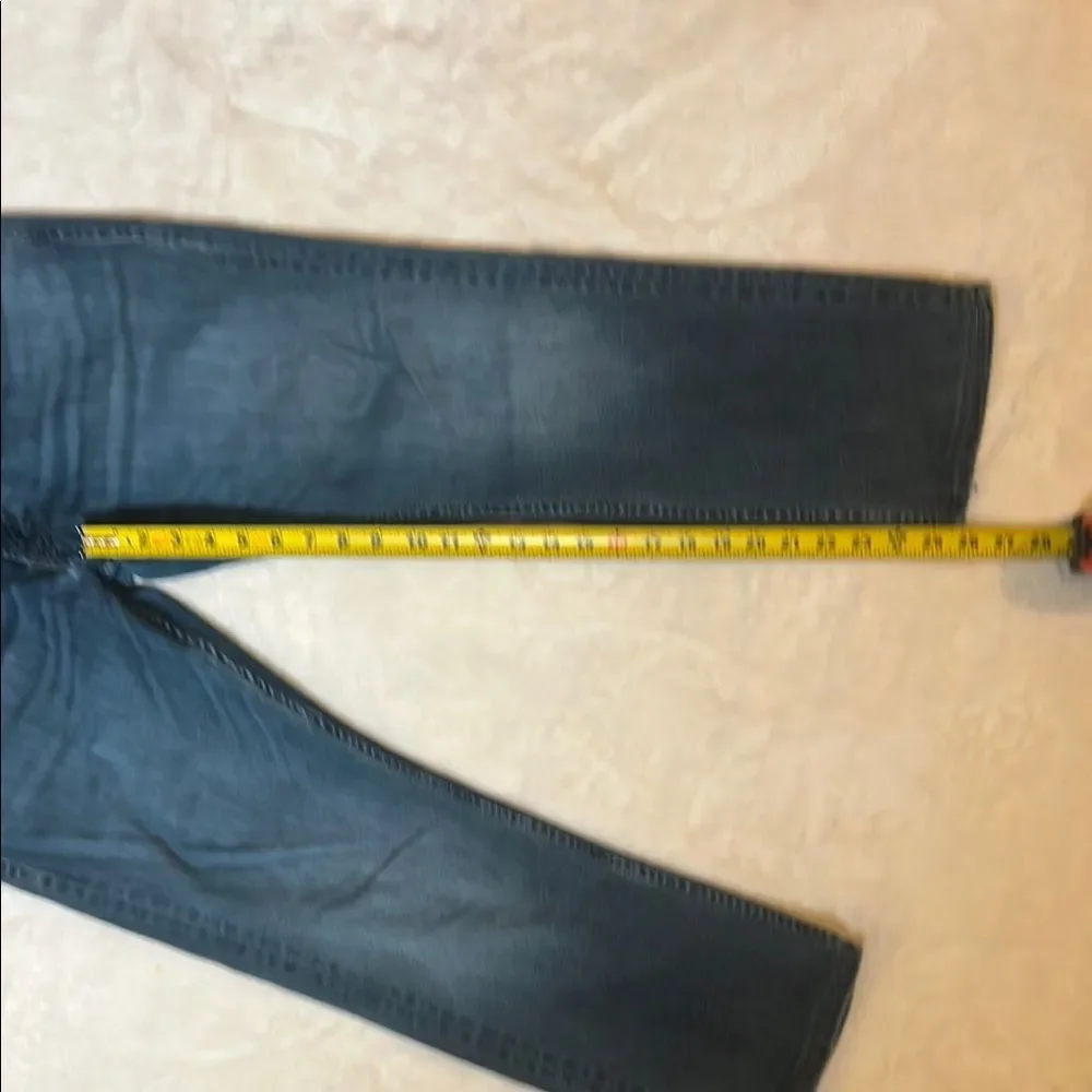 Outpost Makers Men’s Blue Straight Leg Jeans Size 34x26 Hemmed